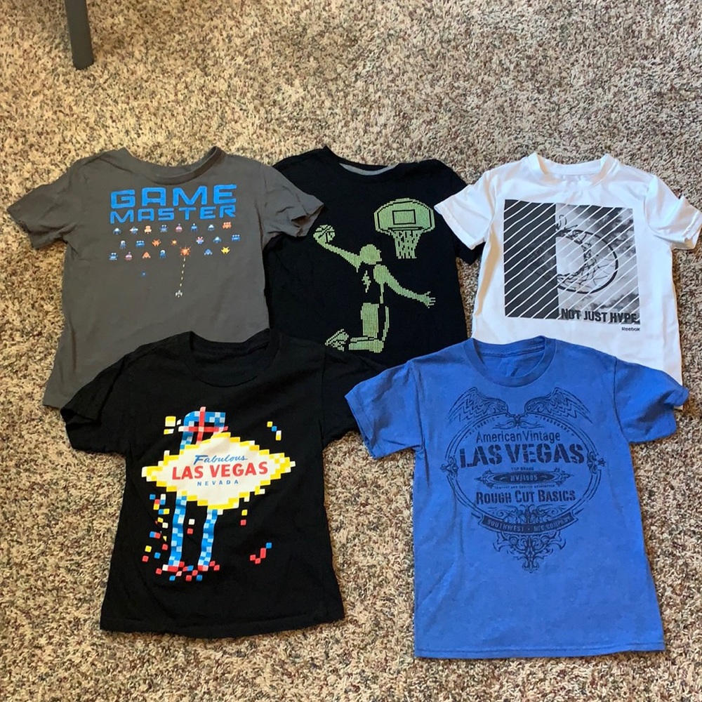 Lot of Boys size small T-shirts